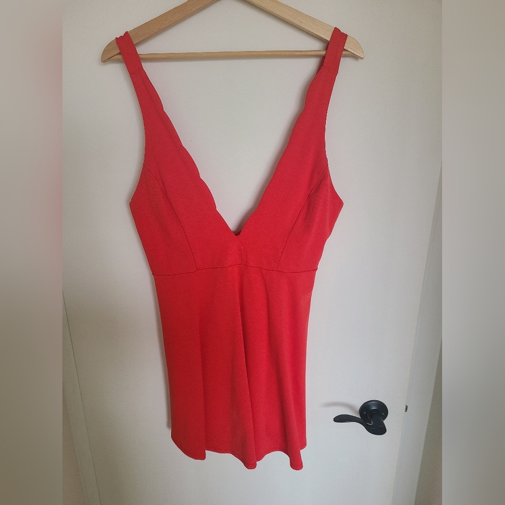 Red dress
